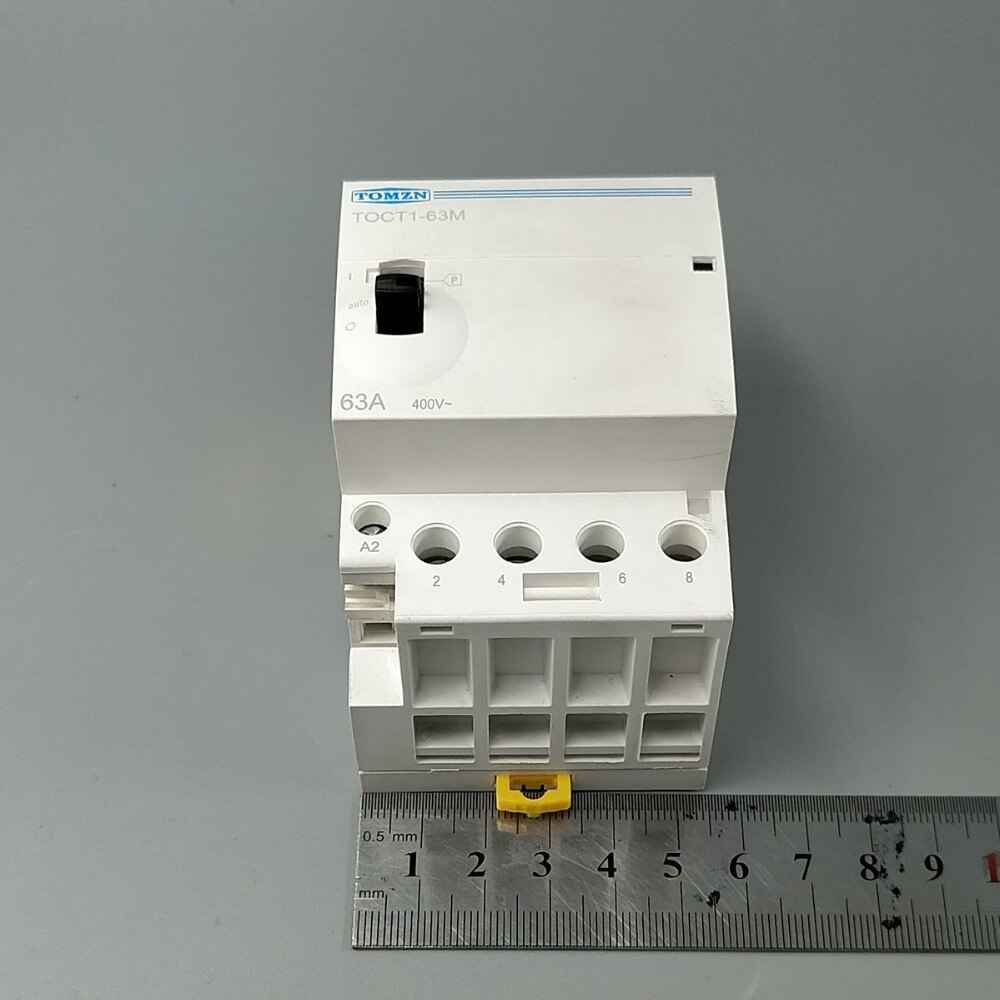 Tomzn 4P 63A 2NC 2NO 220V Din rail ac Modular contactor in Pakistan