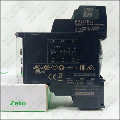 3 Phase Voltage Control Relay 3AC 380~480V Schneider RM22TR33 in Pakistan - industryparts.pk