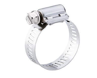 5/8"Breeze Power-Seal Stainless Steel Hose Clamp, Worm-Drive - industryparts.pk