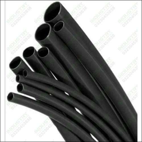 6mm Heat Shrink Sleeve, Heat Shrink Tubing Wrap Sleeves Black (100 Meter) - industryparts.pk