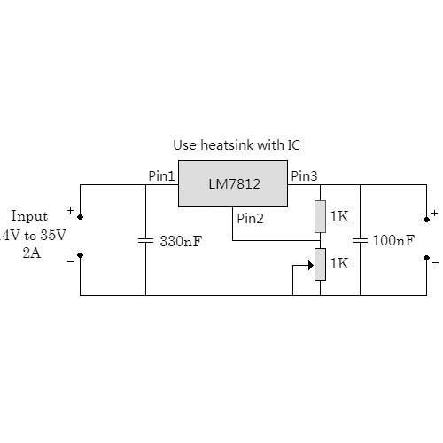 7812 Transistor – 12V, Voltage Regulator LM7812 - industryparts.pk