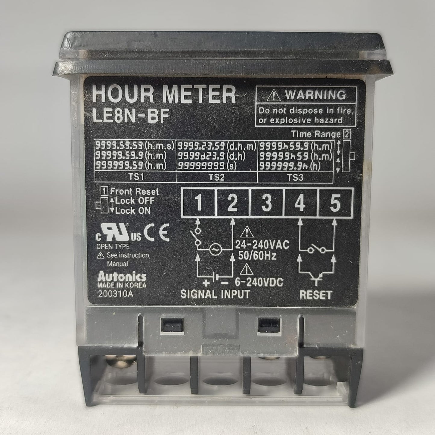 Autonics LE8N-BF DIGITAL HOUR METER in Pakistan