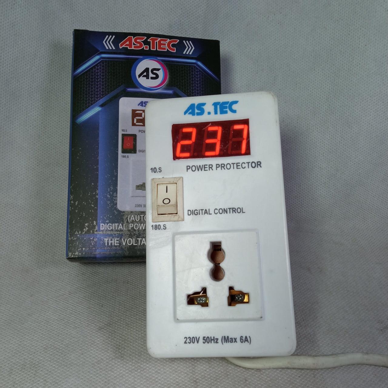 AS-TEC Over and Under Voltage Protective Device Protection Relay Breaker 220V 6A in Pakistan - industryparts.pk