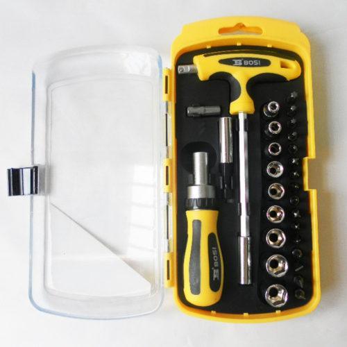 BOSI 29 PCS Screw Driver Socket Set in Pakistan - industryparts.pk
