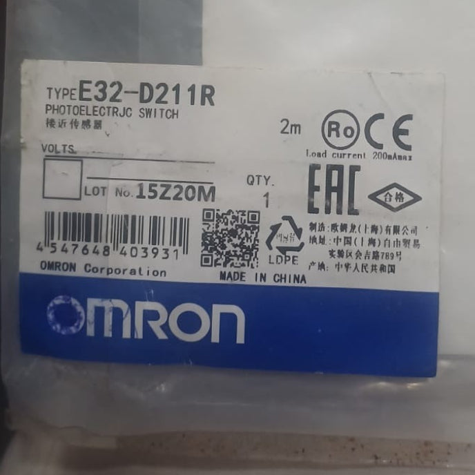 OMRON E32-D211R PHOTOELECTRIC SWITCH in Pakistan