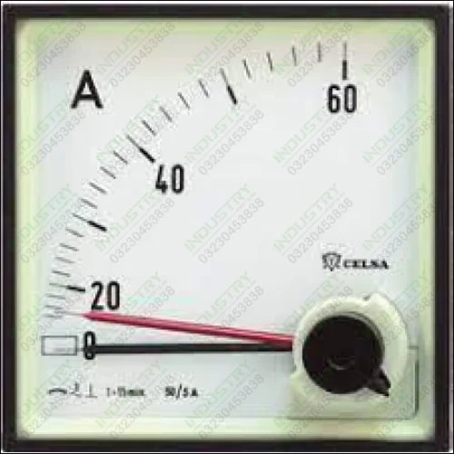 CELSA PANEL AMMETER PQ 96n 0-60A in Pakistan - industryparts.pk