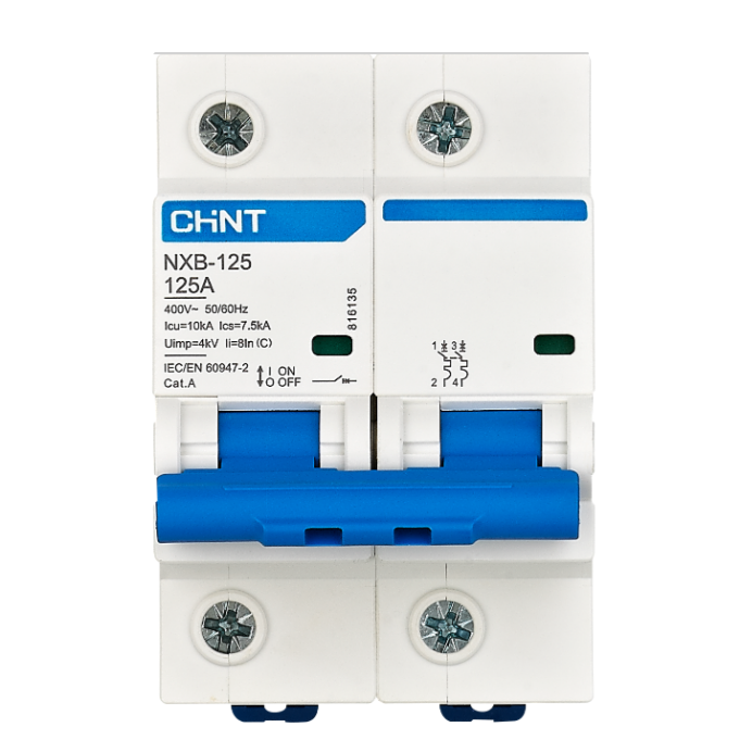 CHINT NXB-125H 2 POLE Miniature Circuit Breaker in Pakistan