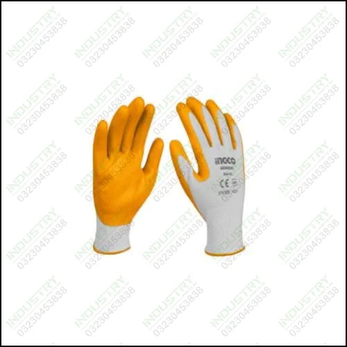 Ingco Nitrile gloves HGNG01.L in Pakistan - industryparts.pk