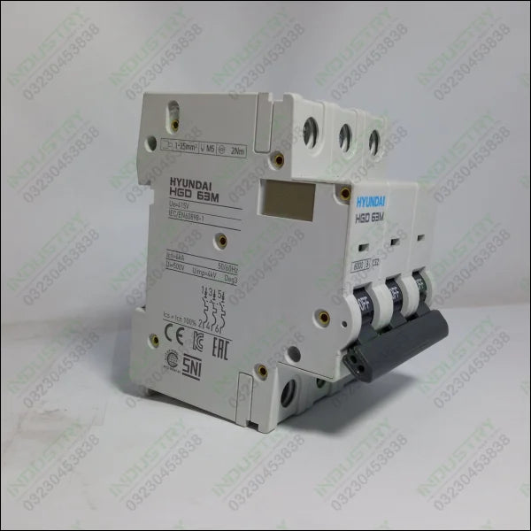 Magneto-Thermic Switch Breaker 3 Pole HGD 63M 32A HYUNDAI in Pakistan - industryparts.pk