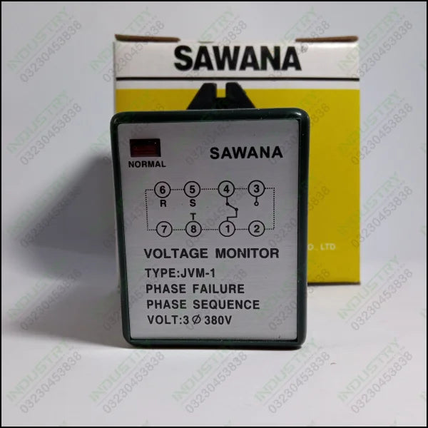 SAWANA JVM-1 Voltage Monitor Phase Failure,Phase Sequence - industryparts.pk