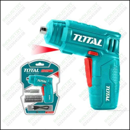 TOTAL Lithium-Ion Cordless Screwdriver 4V in Pakistan - industryparts.pk