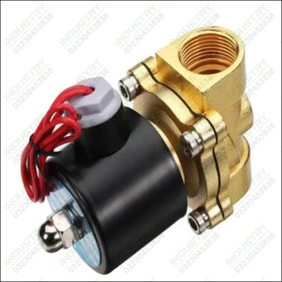 1.5 Inch 220V AC Brass Solenoid Valve For Water Air Gas Fuels in Pakistan - industryparts.pk