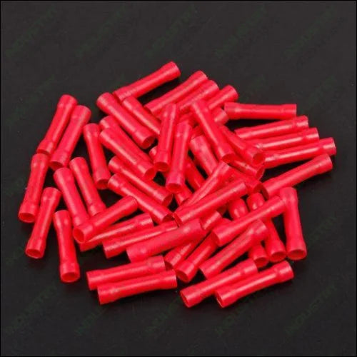 1.5mm Insulated Butt Wire Crimp Electrical Connectors Terminals Set (100 pieces) - industryparts.pk