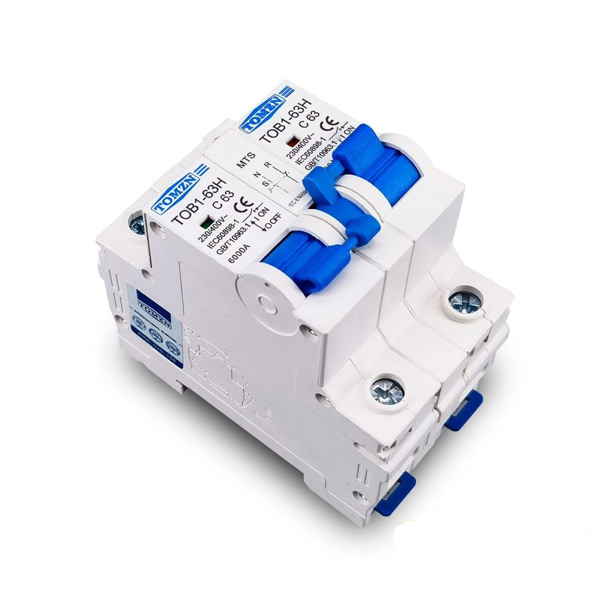 TOMZN TOB1-63H MTS AC Dual Power Manual Transfer Switch in Pakistan