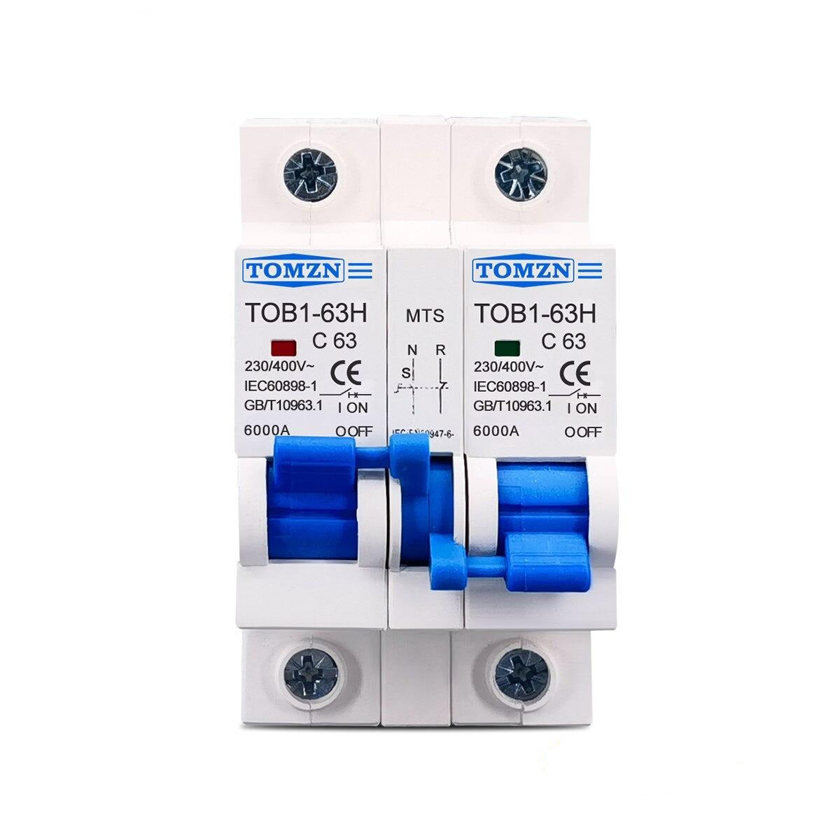 TOMZN TOB1-63H MTS AC Dual Power Manual Transfer Switch in Pakistan