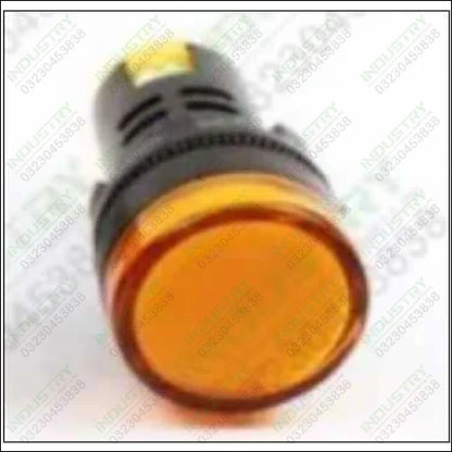 1 Piece LED Indicator Light 12V 24V 220V 16mm Panel Mount in Pakistan - Yellow