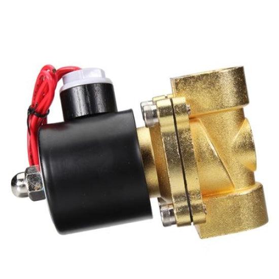 1.5 Inch 220V AC Brass Solenoid Valve For Water Air Gas Fuels in Pakistan - industryparts.pk