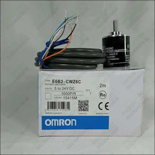 1000PPR Omron Incremental Rotary Encoder E6B2-CWZ6C in Pakistan - industryparts.pk