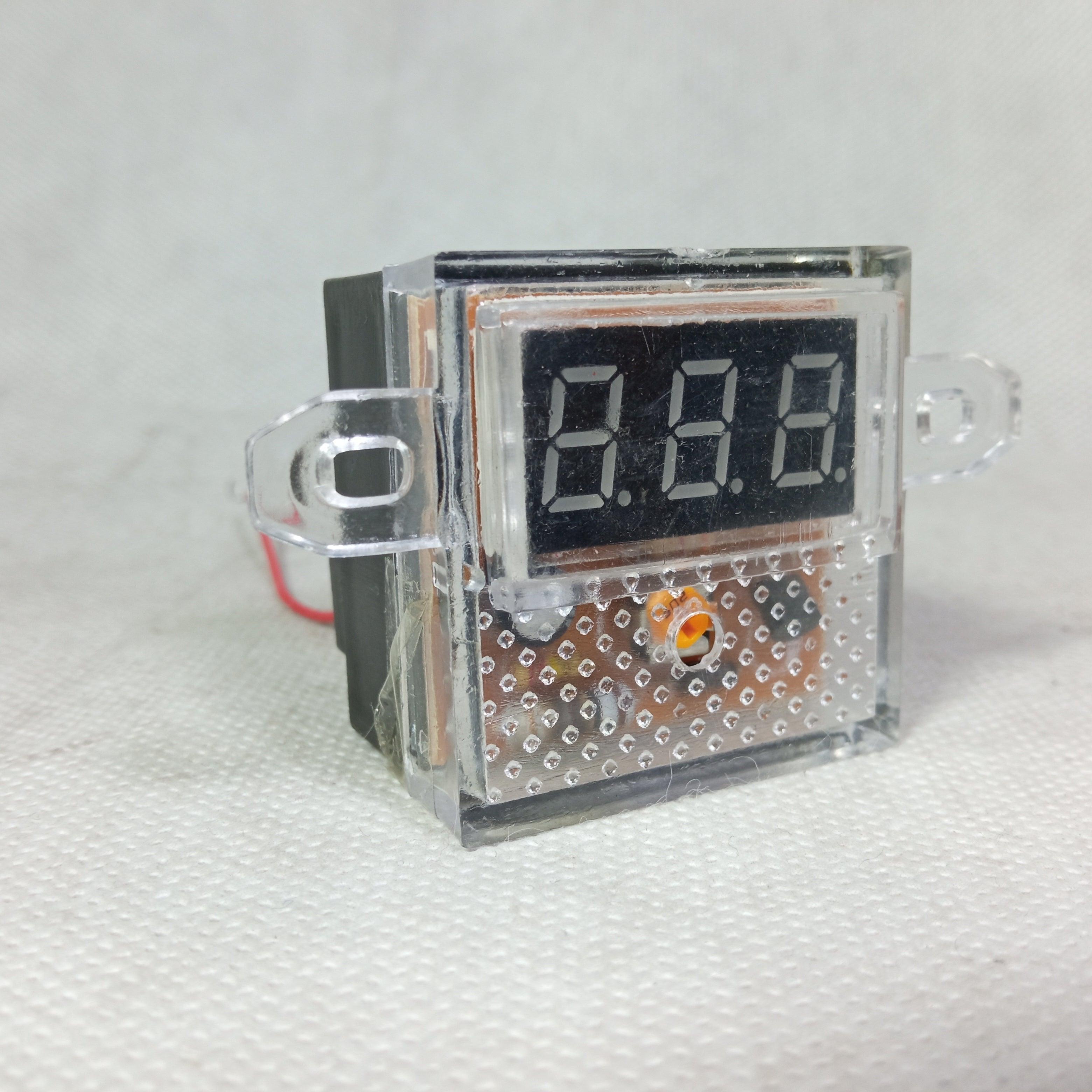 DC Volt Meter Range 8 to 30V Led Digital Voltage Panel Meter in Pakistan - industryparts.pk