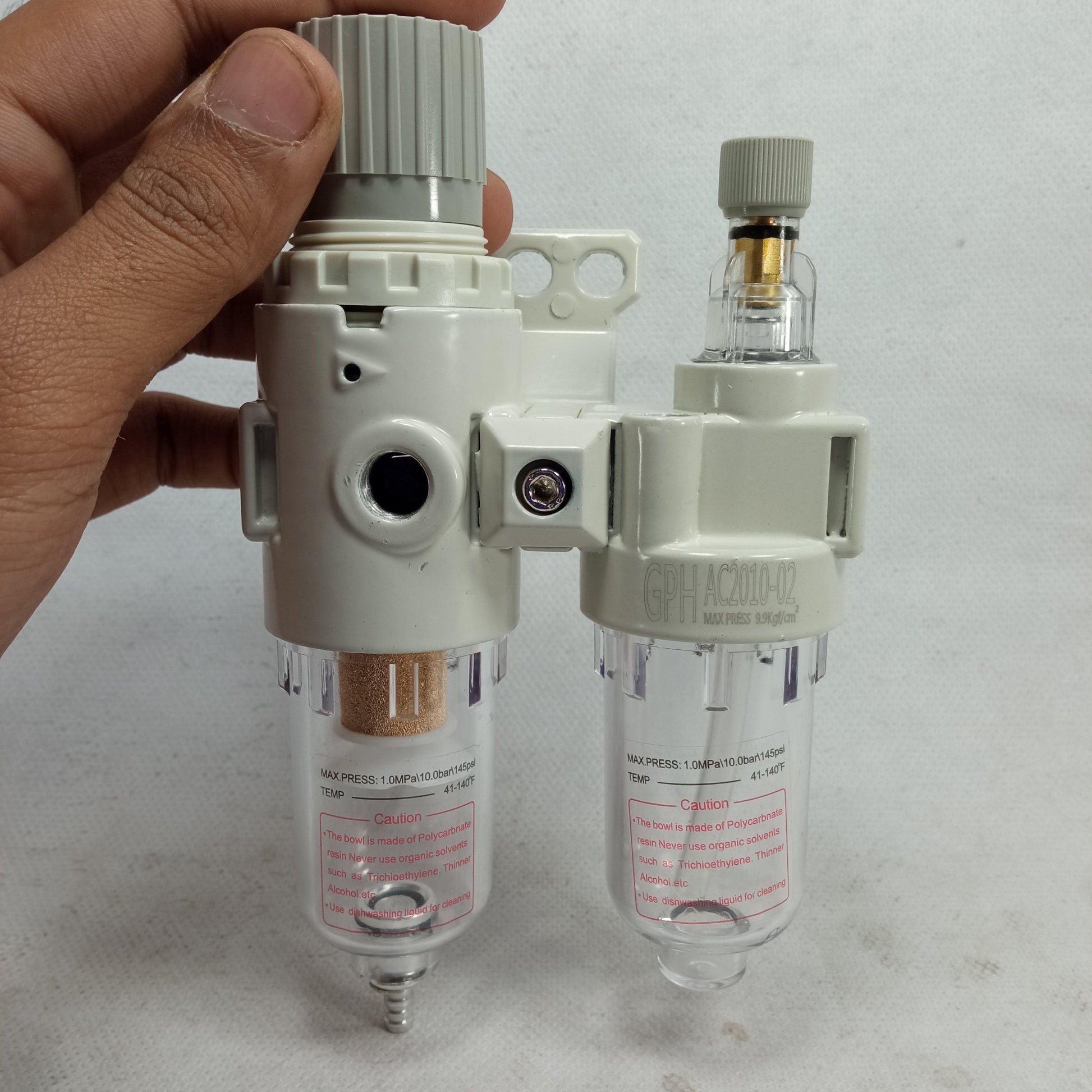 AC2010-02 SMC Air Source Treatment Unit Air Filter Pressure Regulator in Pakistan - industryparts.pk
