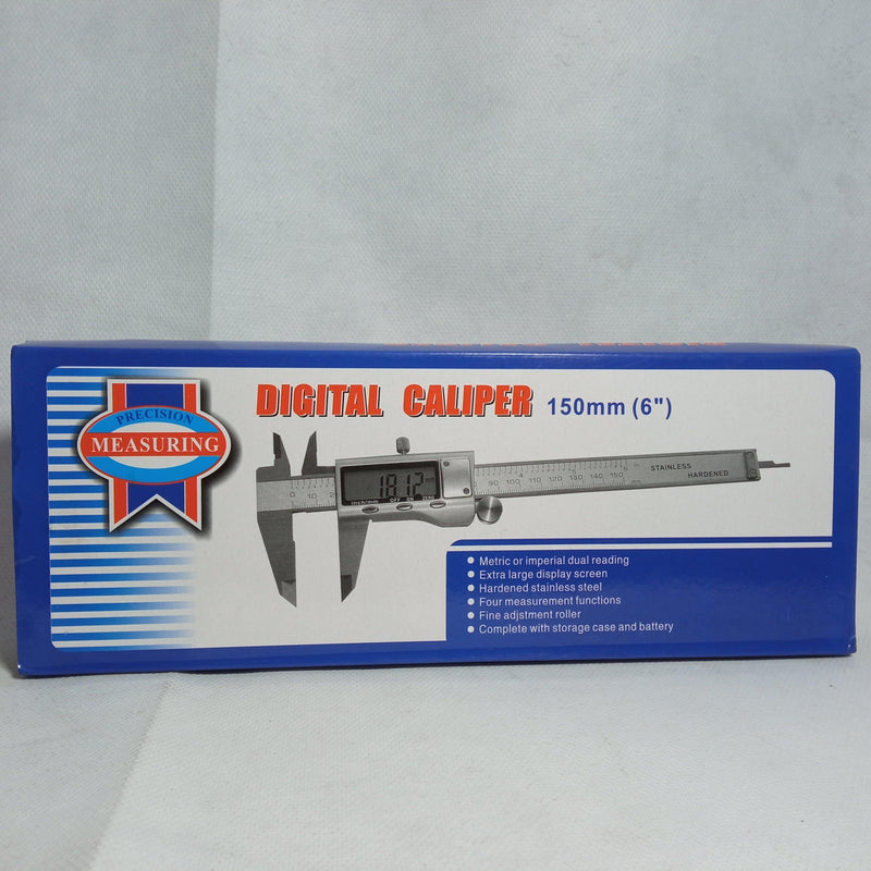 Metal 6 Inch 150mm Stainless Steel Digital Vernier Caliper in Pakistan - industryparts.pk