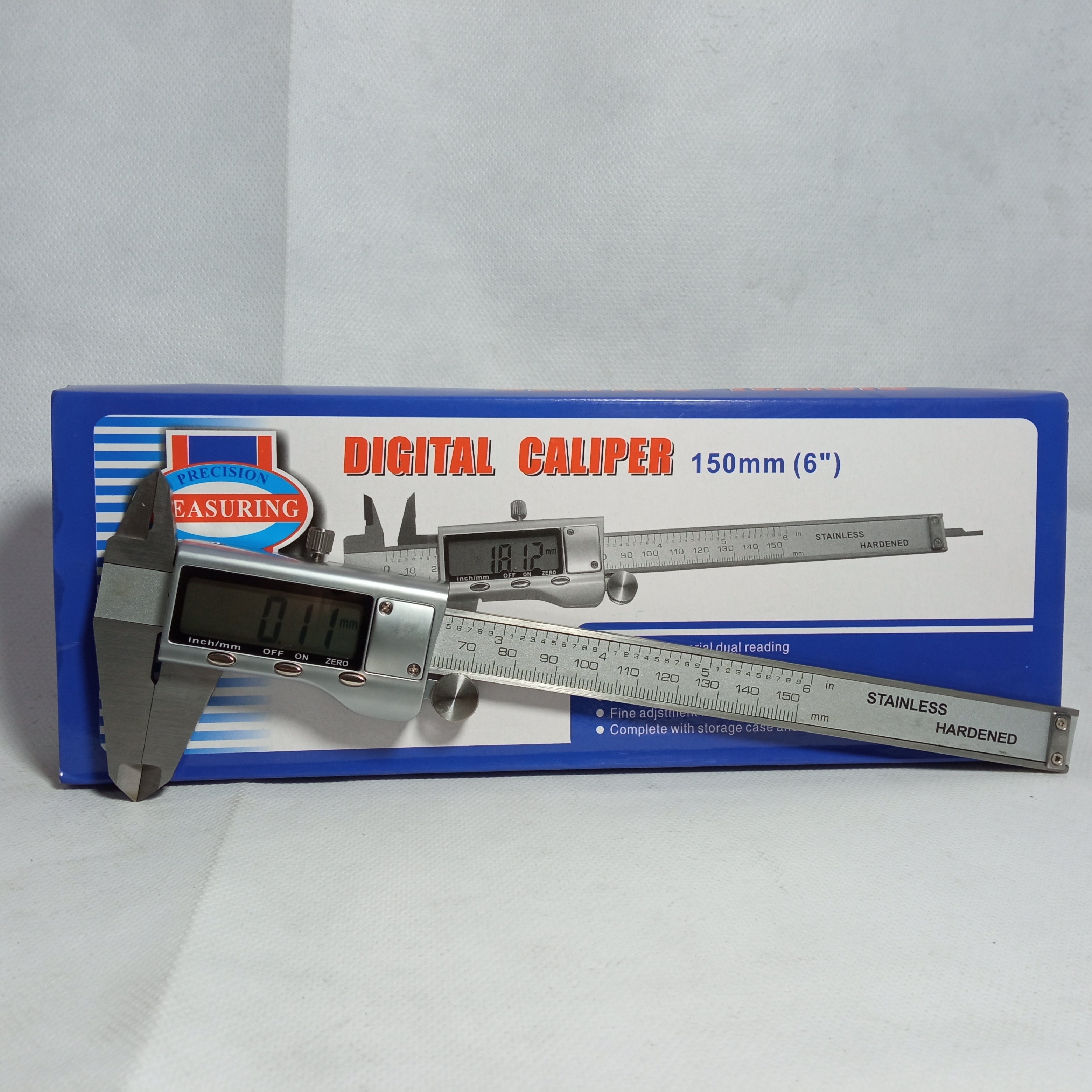 Metal 6 Inch 150mm Stainless Steel Digital Vernier Caliper in Pakistan - industryparts.pk