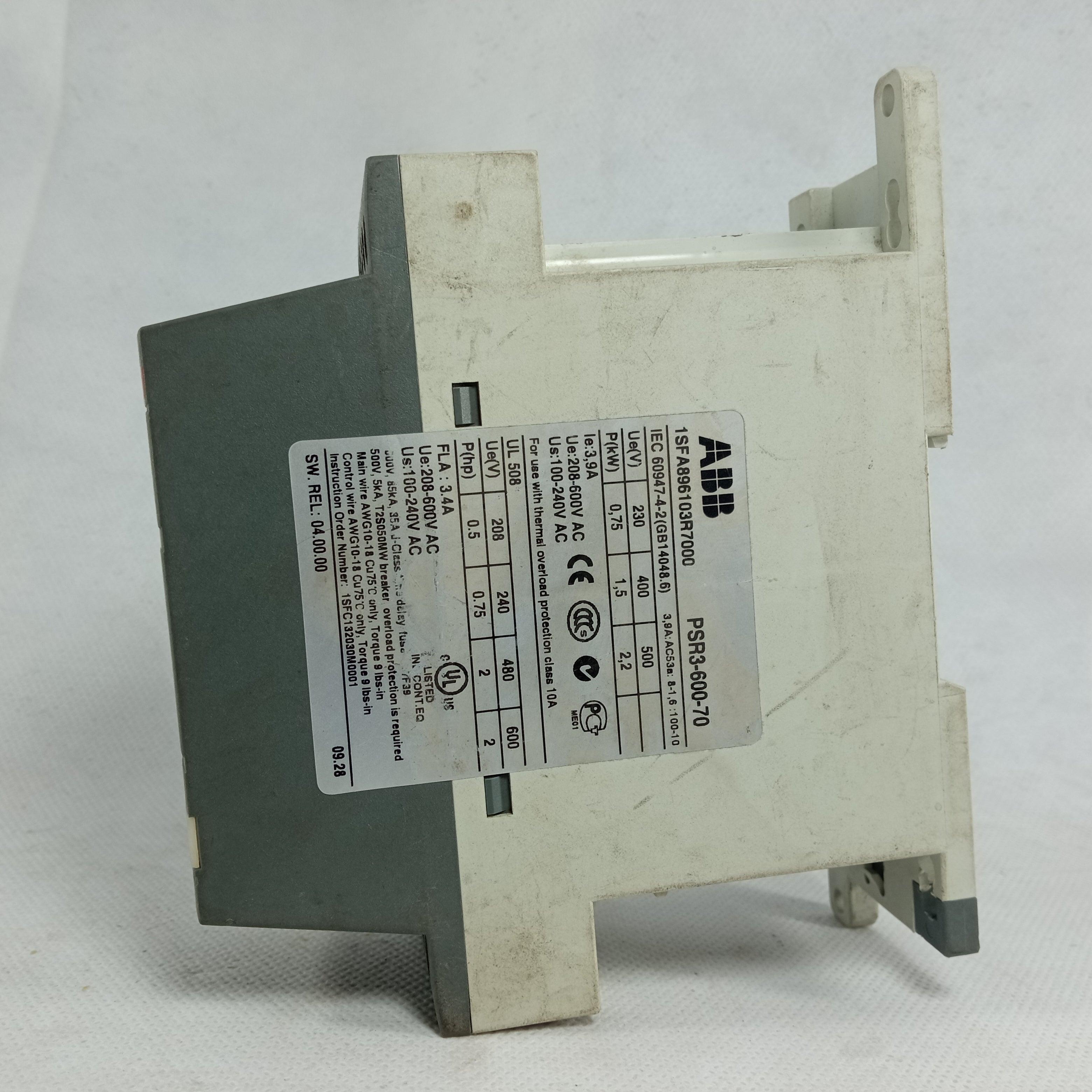 ABB Soft Starter PSR3-600-70 Lotted in Pakistan - industryparts.pk