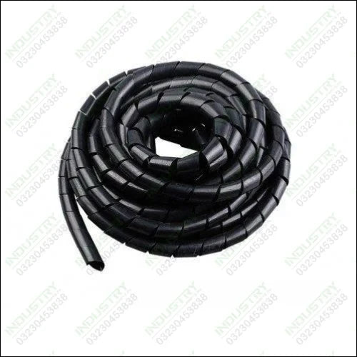 10mm Black PVC Spiral Sleeve - industryparts.pk