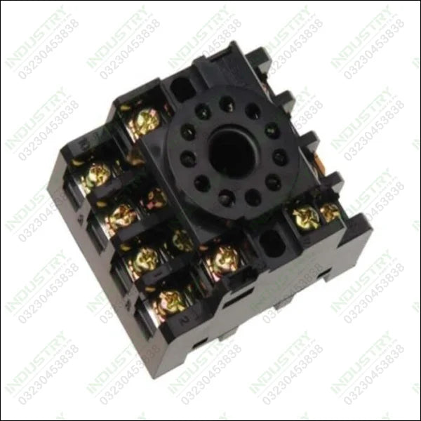 11 Pin Rail-Mount Relay Socket Relay Base 10 Pcs in One Pack in Pakistan - industryparts.pk