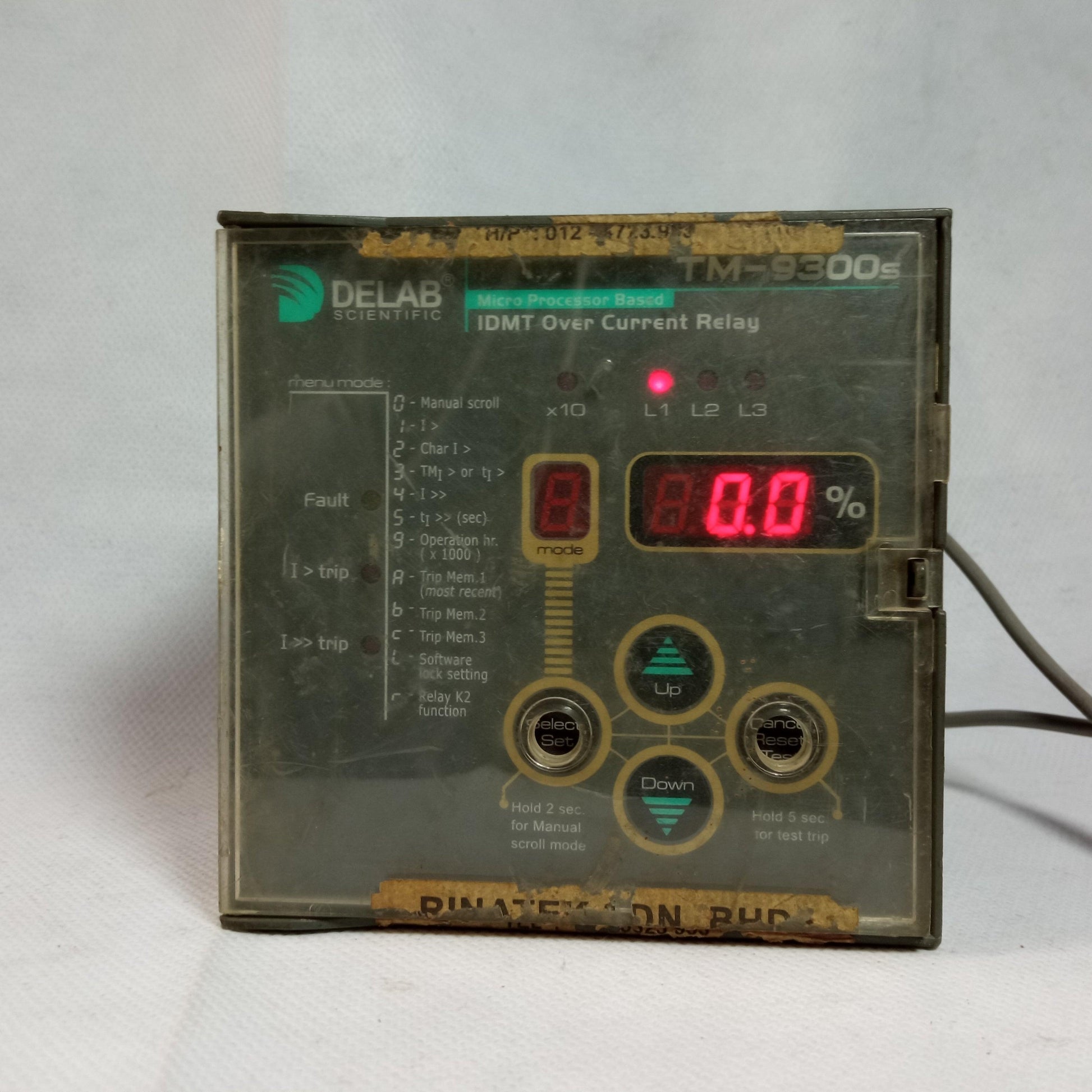 TM-9300s IDMT Over Current Relay Lotted in Pakistan - industryparts.pk
