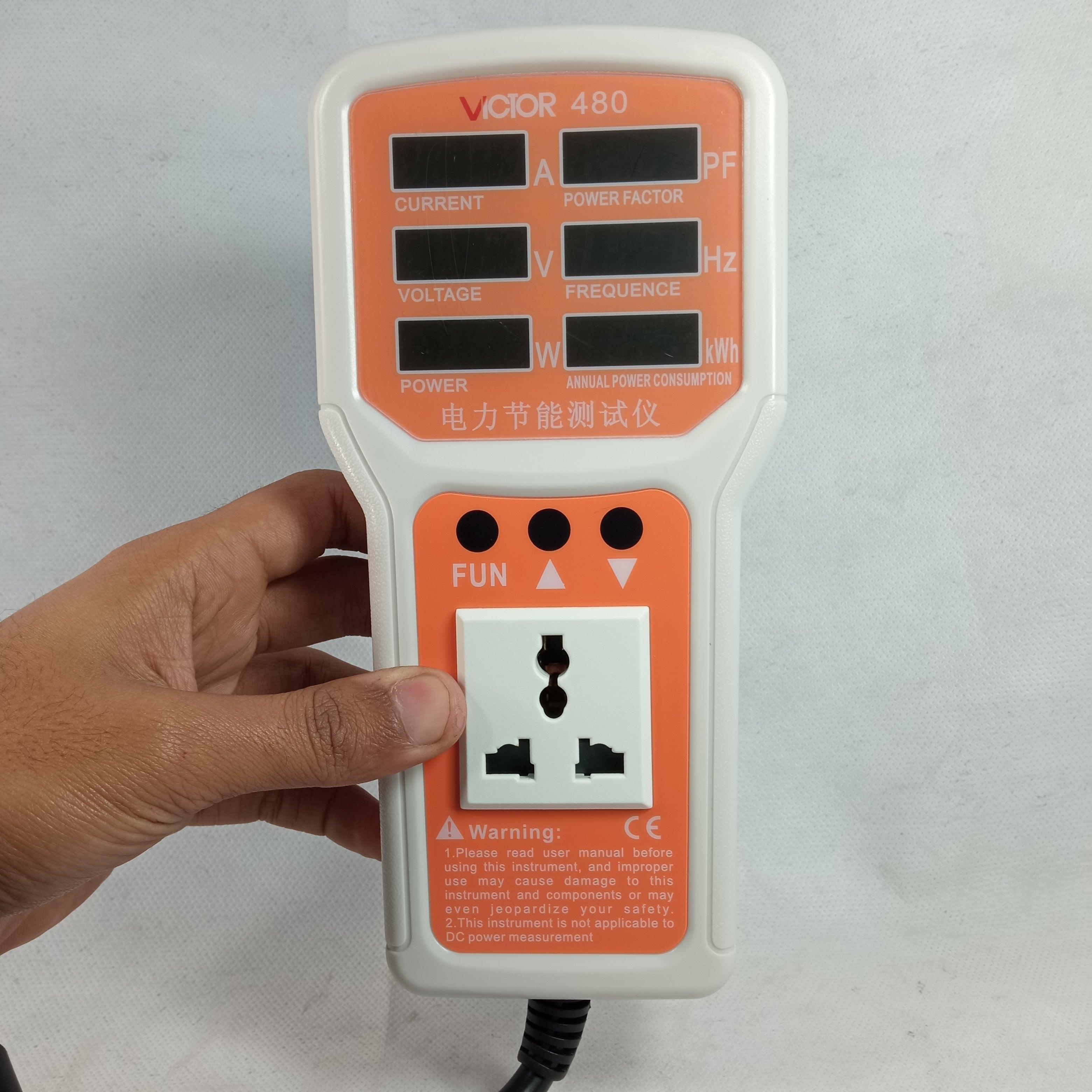 VC480 Energy Saving Monitor Consumption Meter Single Phase Annual Electricity in Pakistan - industryparts.pk