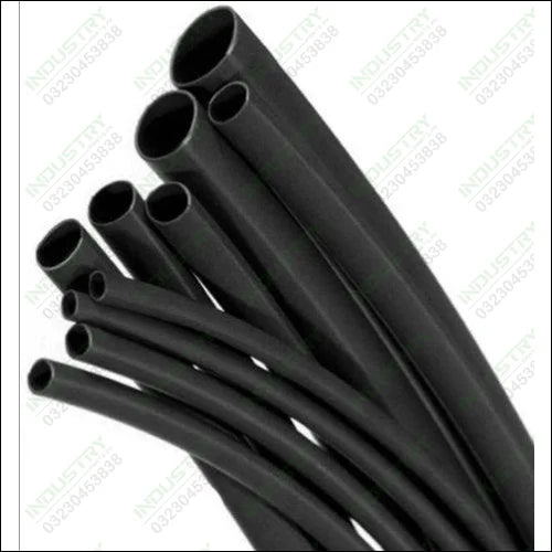 11mm HEAT SHRINK SLEEVE , TUBING WRAP SLEEVE (Black)(100meter) - industryparts.pk