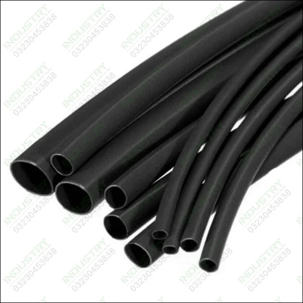 11mm HEAT SHRINK SLEEVE , TUBING WRAP SLEEVE (Black)(100meter) - industryparts.pk