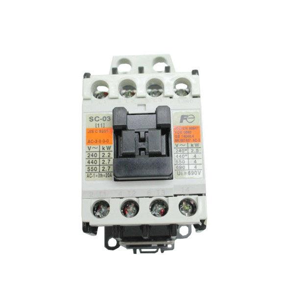 FUJI AC Magnetic Contactor Sc-03 20A in Lot Good Condition in Pakistan - industryparts.pk