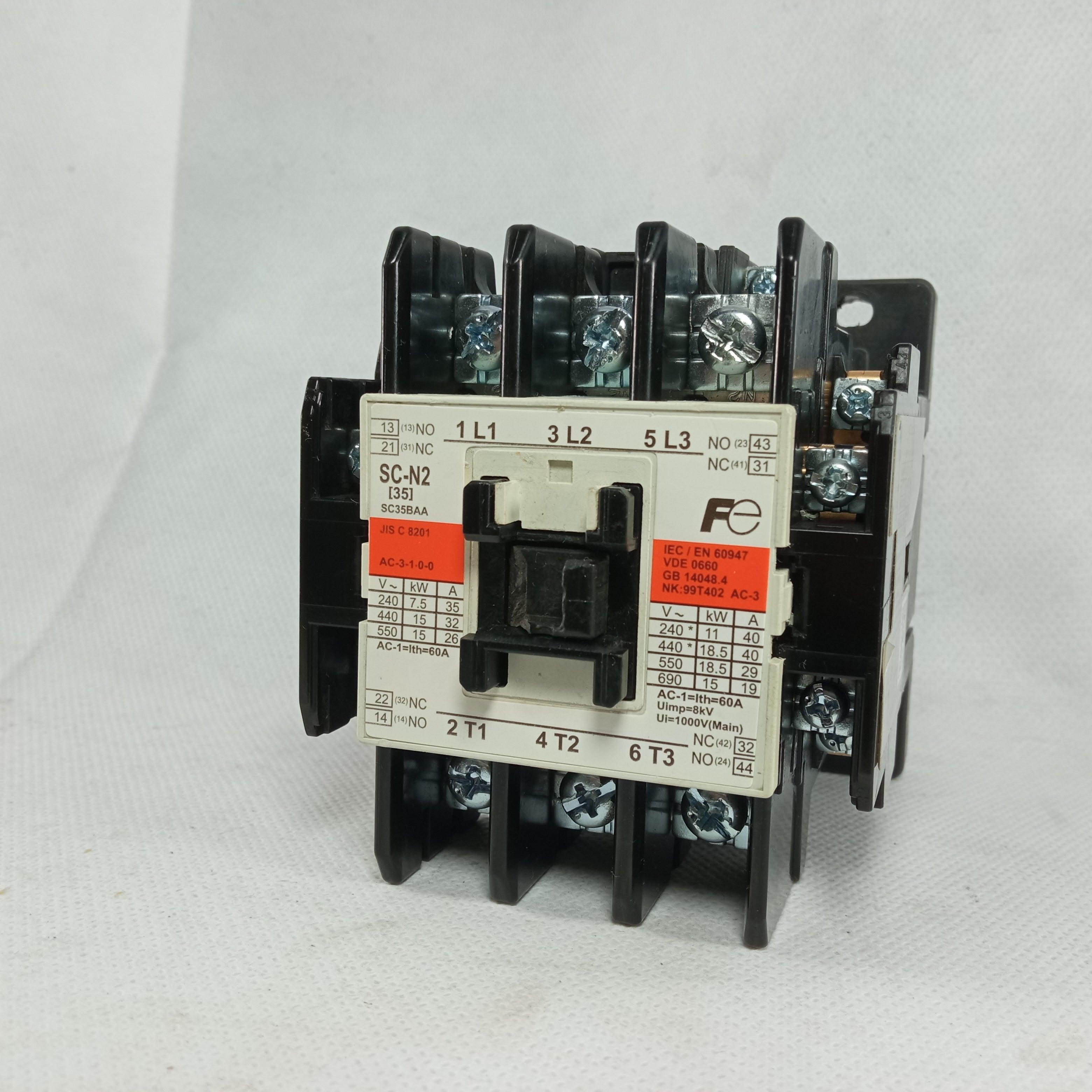 SC-N2 Imported Fuji Fe Electromagnetic AC Contactor 60A in Pakistan - industryparts.pk