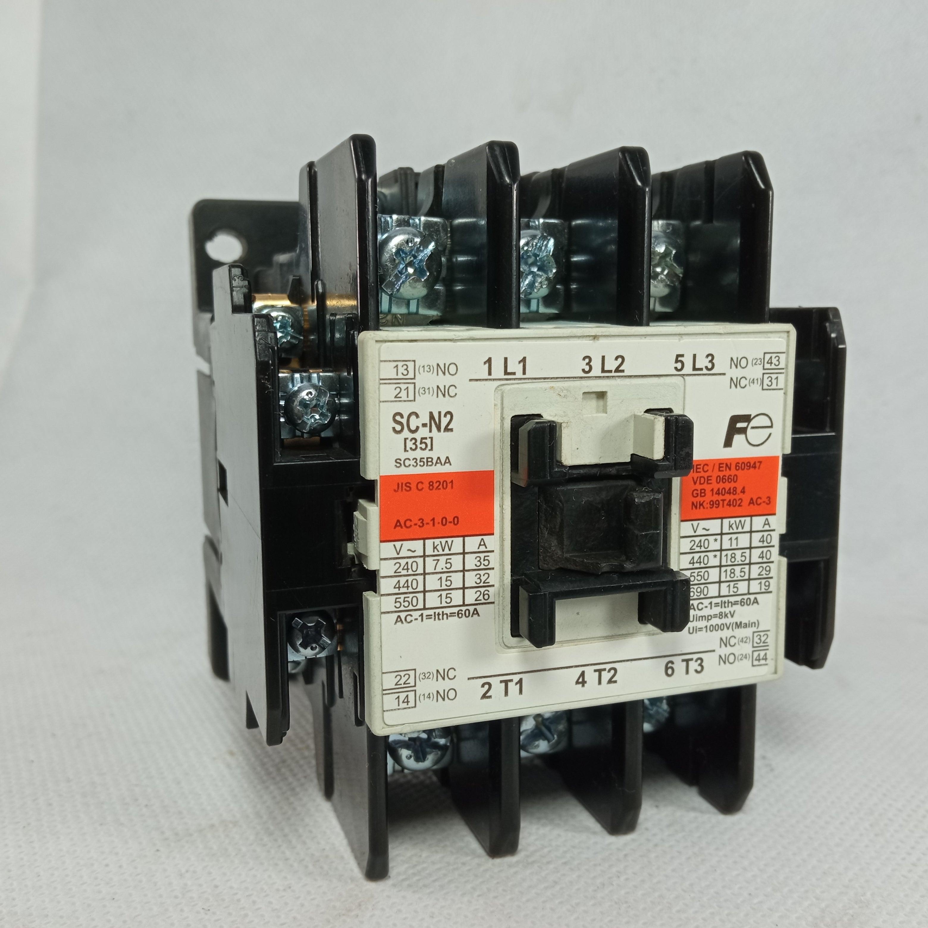 SC-N2 Imported Fuji Fe Electromagnetic AC Contactor 60A in Pakistan - industryparts.pk