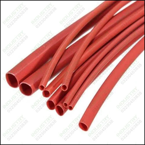 12mm Heat Shrink Sleeve Red Colour (5 meter) - industryparts.pk