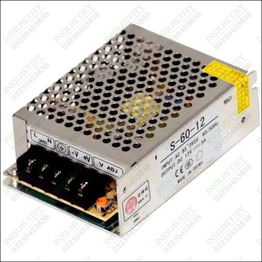 12v 5A Industrial Switched Mode Power Supply S-60-12 in Pakistan - industryparts.pk