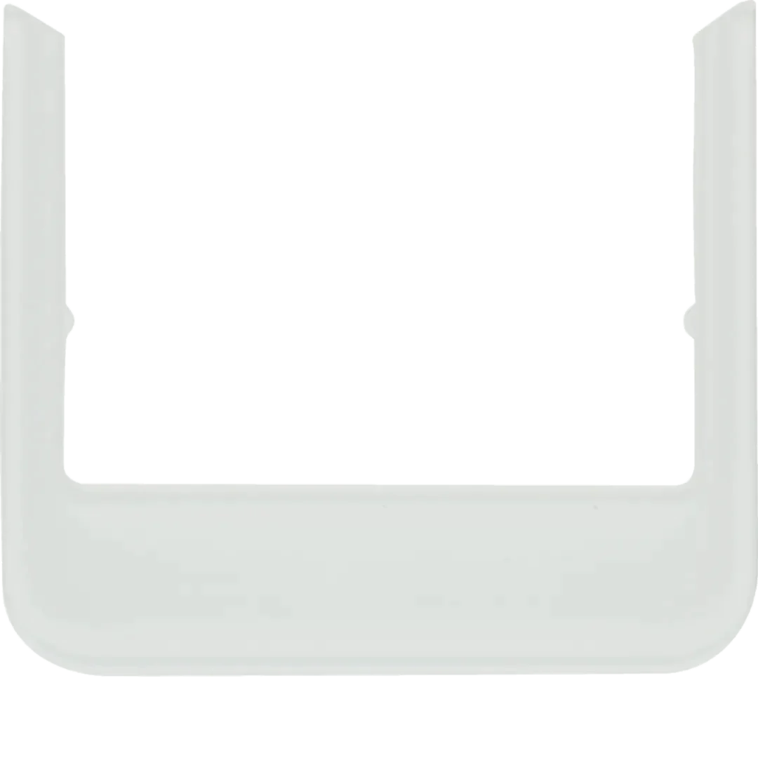 Hager 13192109 Round Frame, Glass, Polar white in Pakistan