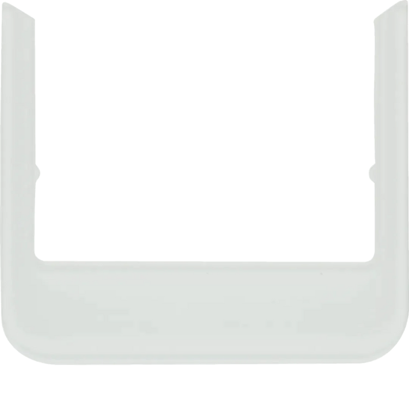 Hager 13192109 Round Frame, Glass, Polar white in Pakistan