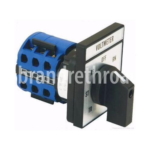 7 POSITIONS Voltage switching over Electrical Rotary switch Voltmeter Switch - industryparts.pk