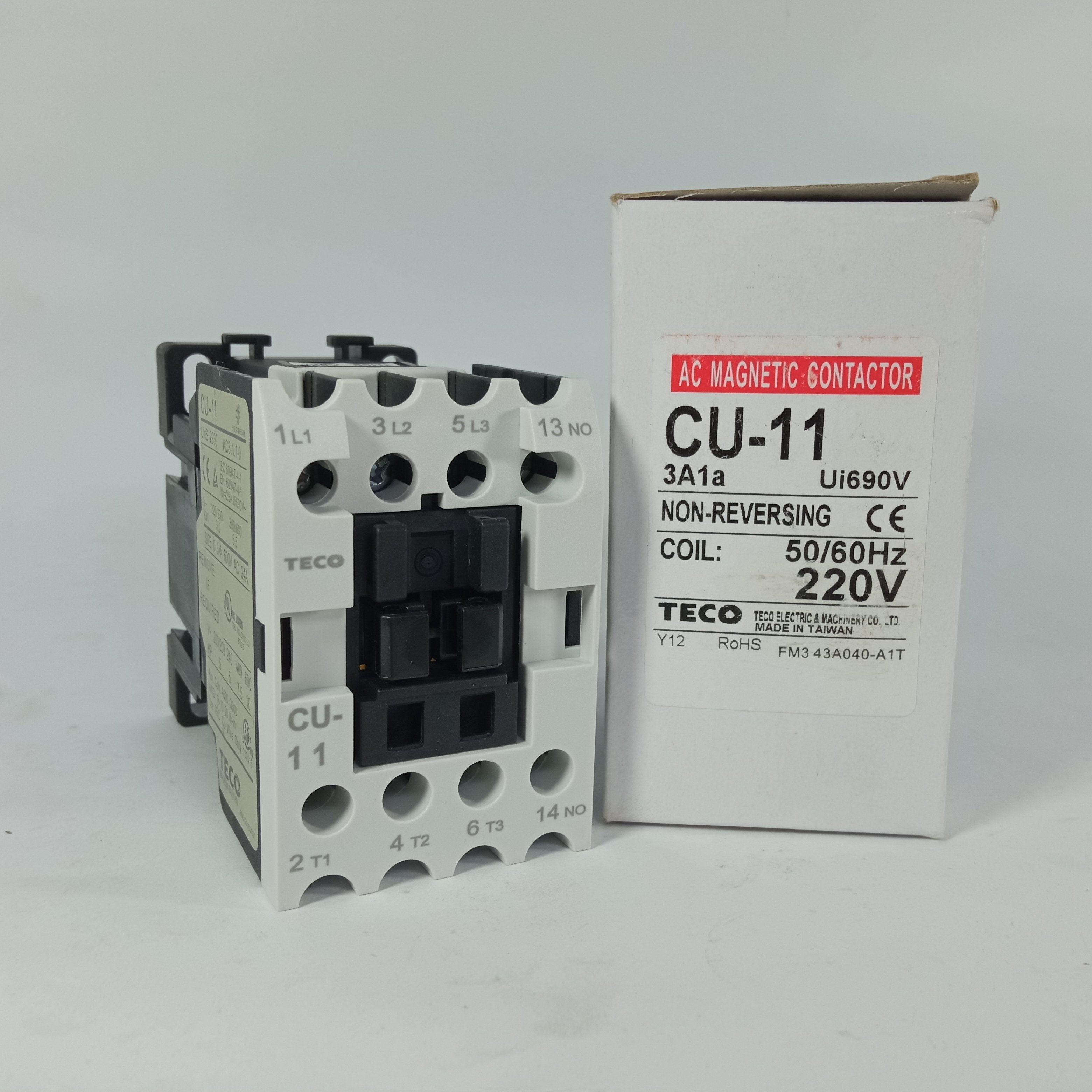 TECO Magnetic contactor Cu-11 to Cu-150 in Pakistan - industryparts.pk
