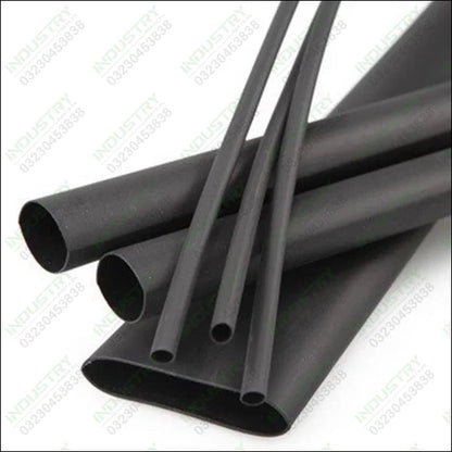 14mm HEAT SHRINK SLEEVE HEAT SHRINK TUBING WRAP SLEEVES Black 5 Meter in Pakistan - industryparts.pk