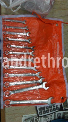 12-Piece Combination Spanner Set - industryparts.pk