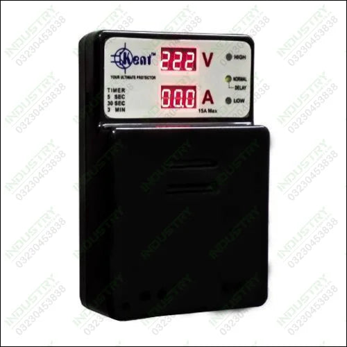 15A Malfunctions Electric Protector With Voltage and Ampare Meter in Pakistan - industryparts.pk