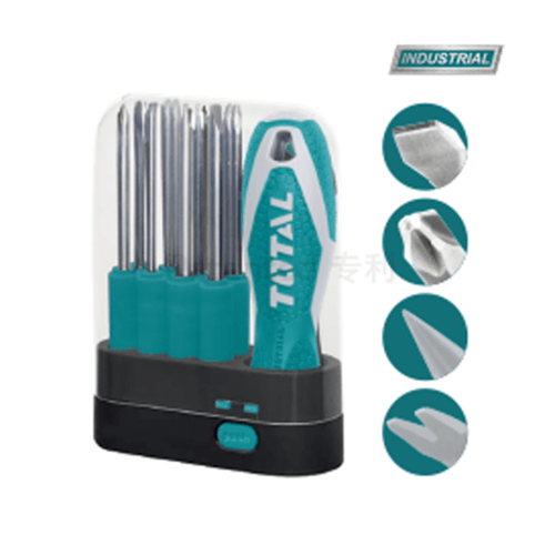 Screw Driver SET 9 DETAILS TOTAL THT250906 - industryparts.pk