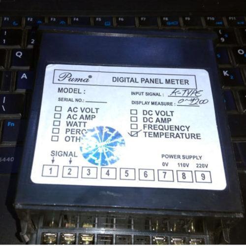 Puma Digital Pt-100 type temperature meter 0~800c - industryparts.pk
