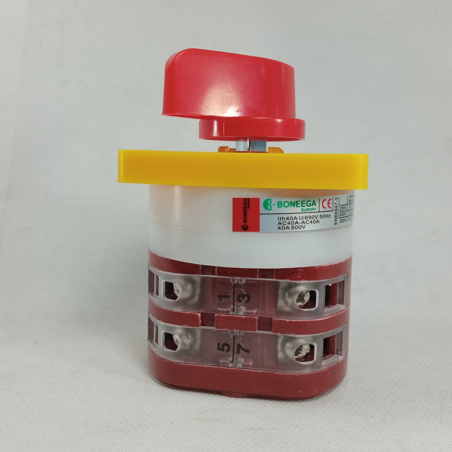 Boneega Rotary Changeover Switch 2 3 4 Pole 1-0-2 in Pakistan - industryparts.pk