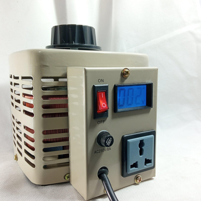 8amp Single Phase Ac 2kVA Voltage Regulators Variable Transformer Variac in Pakistan - industryparts.pk