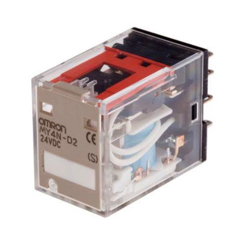Omron 4PDT Non-Latching Relay Plug In, 24V dc Coil, 5 A - industryparts.pk